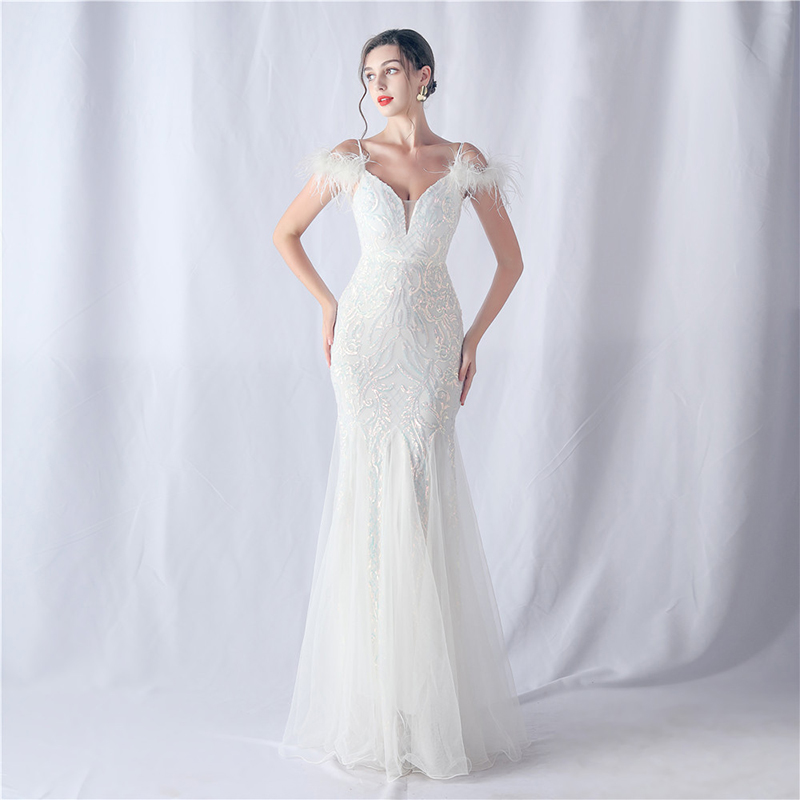 Briar Cosplay Prop - Vestido largo sexi con tirantes finos