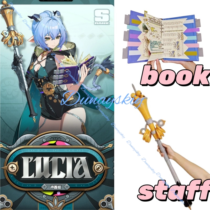 Cosplay Prop Book - Juego Zenless Zone Zero Lucia, accesorio