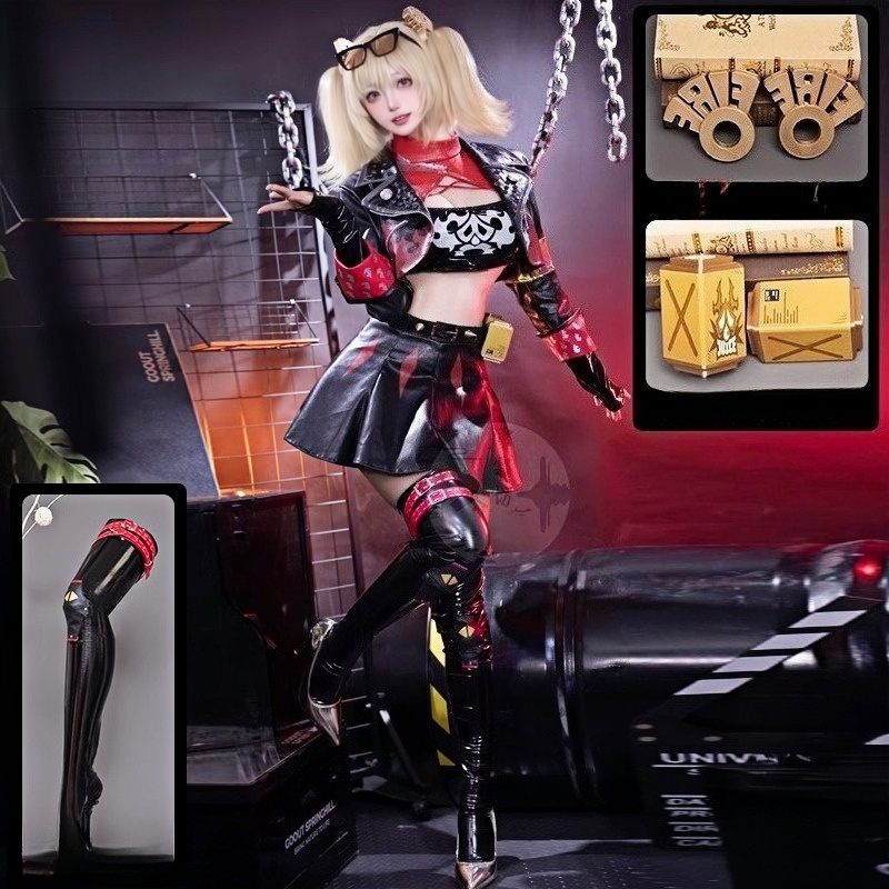 Burnice Cosplay Prop - Disfraz de Cosplay de Burnice Whita