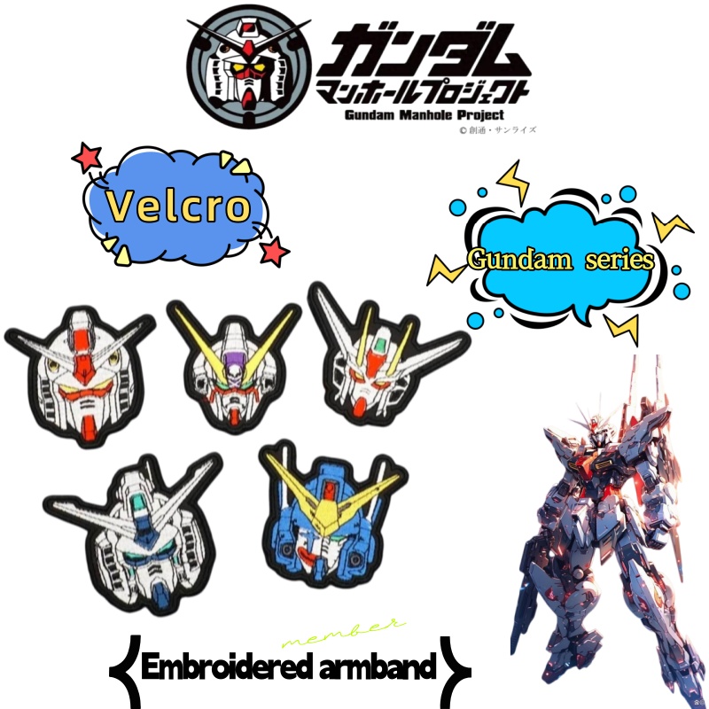 Bandai Gundam Hg - Parche Bordado para Brazo, Serie Planet