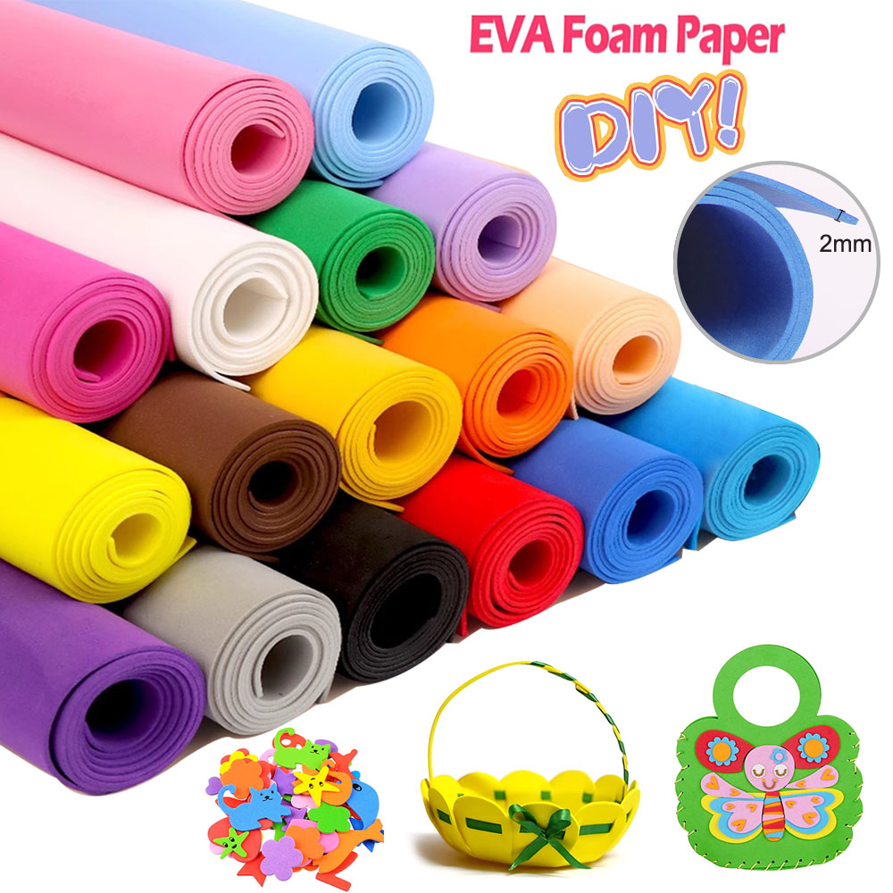 Cosplay Props Eva Foam - Hojas de espuma EVA coloridas de
