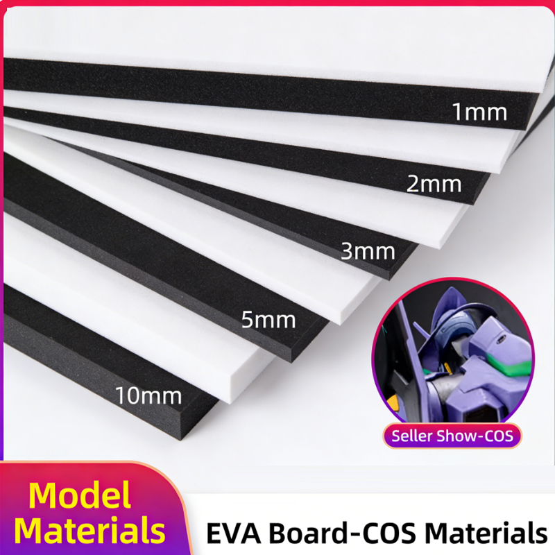 Cosplay Props Eva Foam - Material de Espuma EVA Negra de
