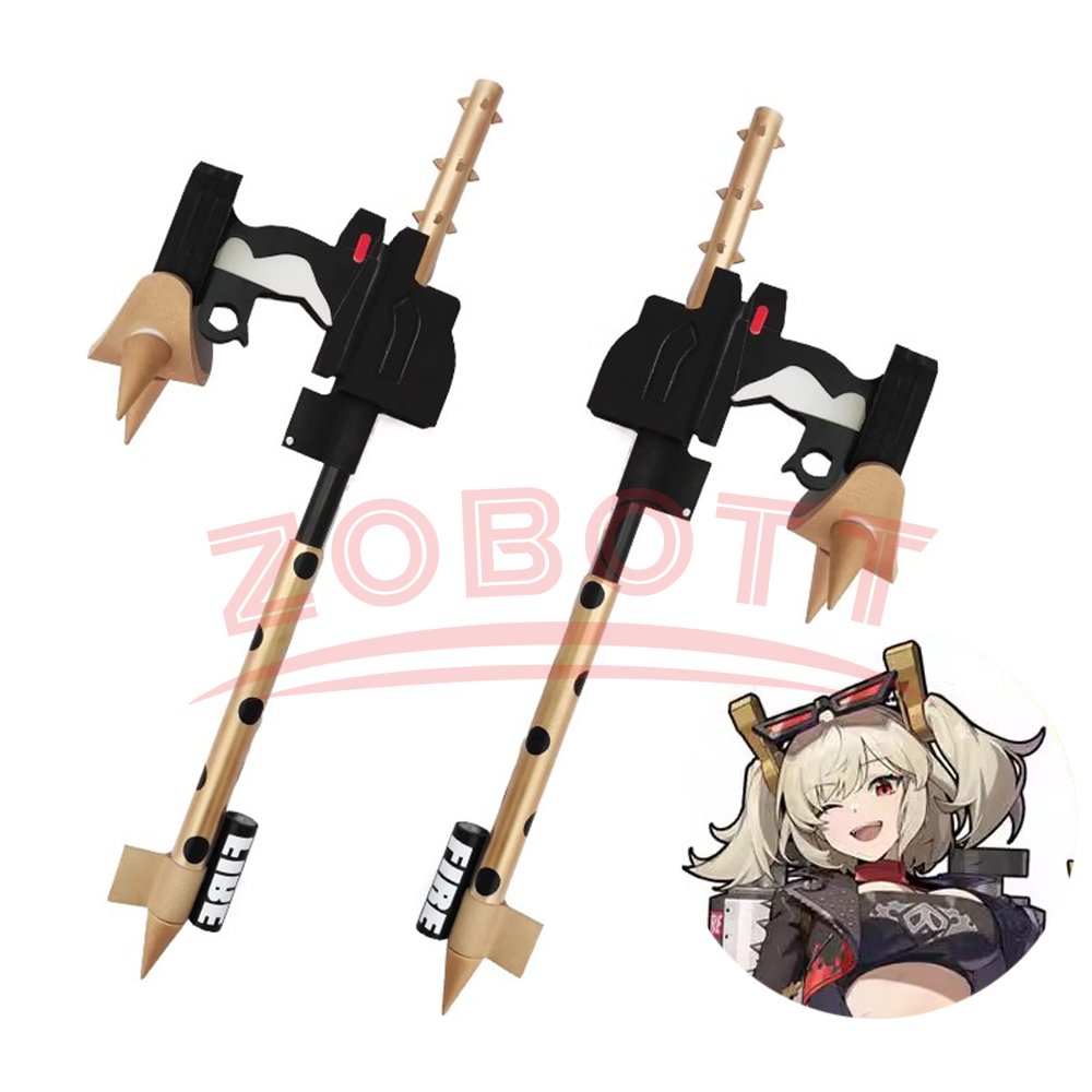 Burnice Cosplay Prop - 65CM 2 uds Burnice Whita Zenless