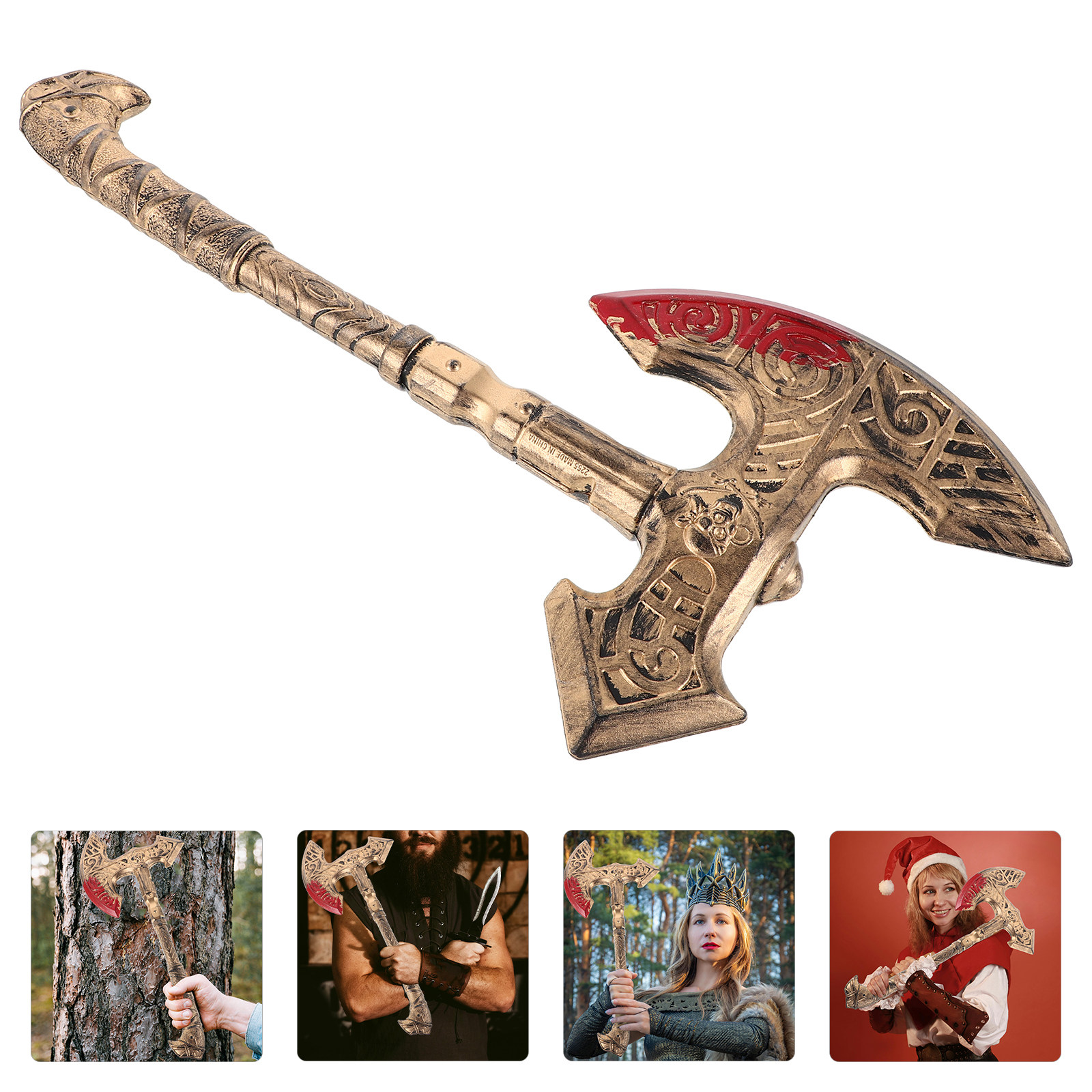 Cosplay Prop Axe - Hacha Versátil de Diseño Histórico Realista