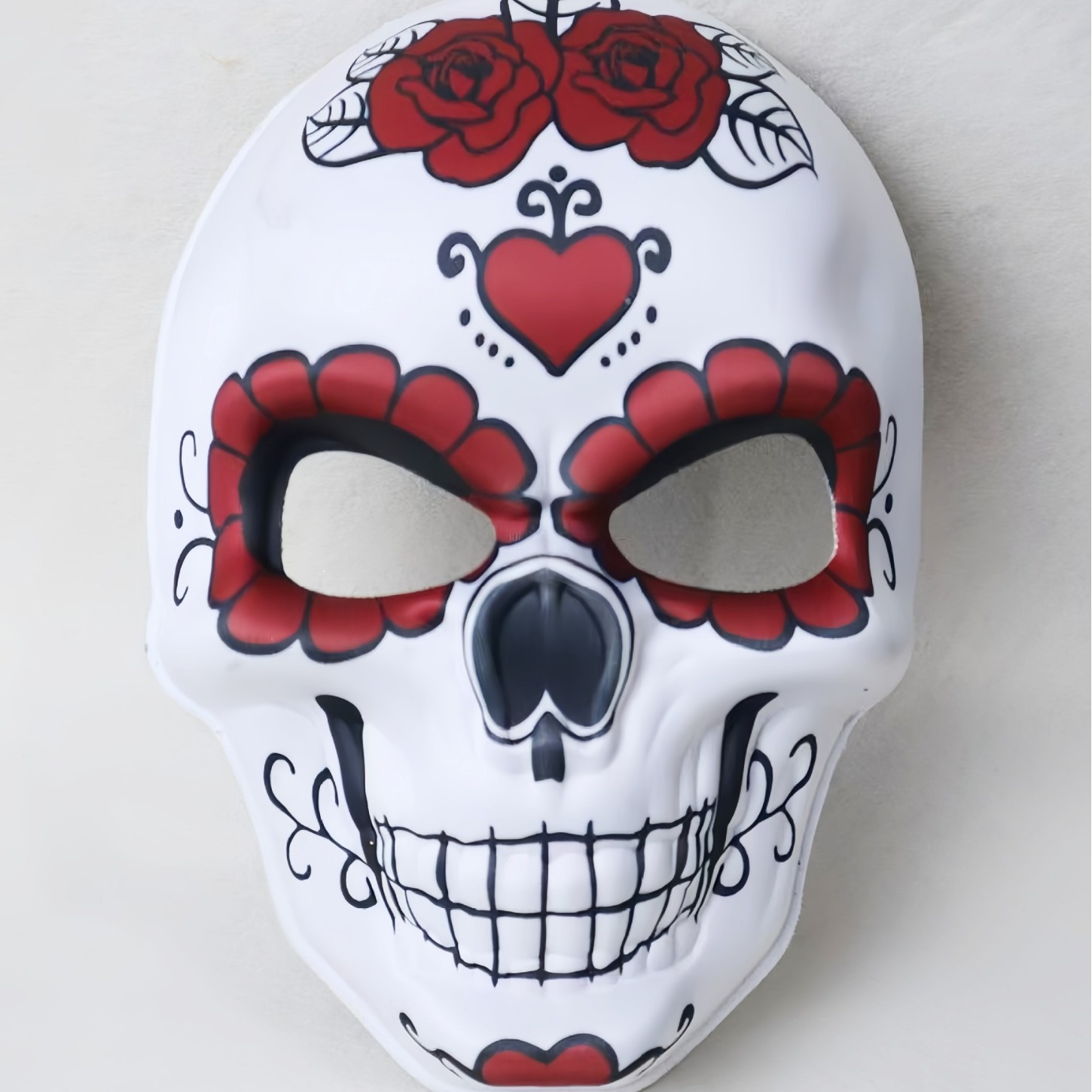 Máscara del Día de los Muertos - Cosplay Props Eva Foam reseña y precio