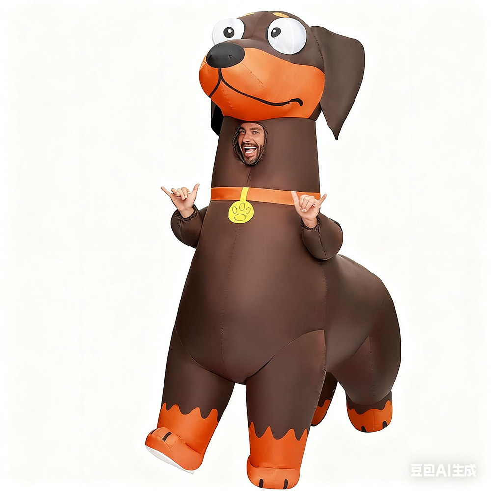 Disfraz Inflable de Dachshund  - Cosplay Prop Business reseña y precio