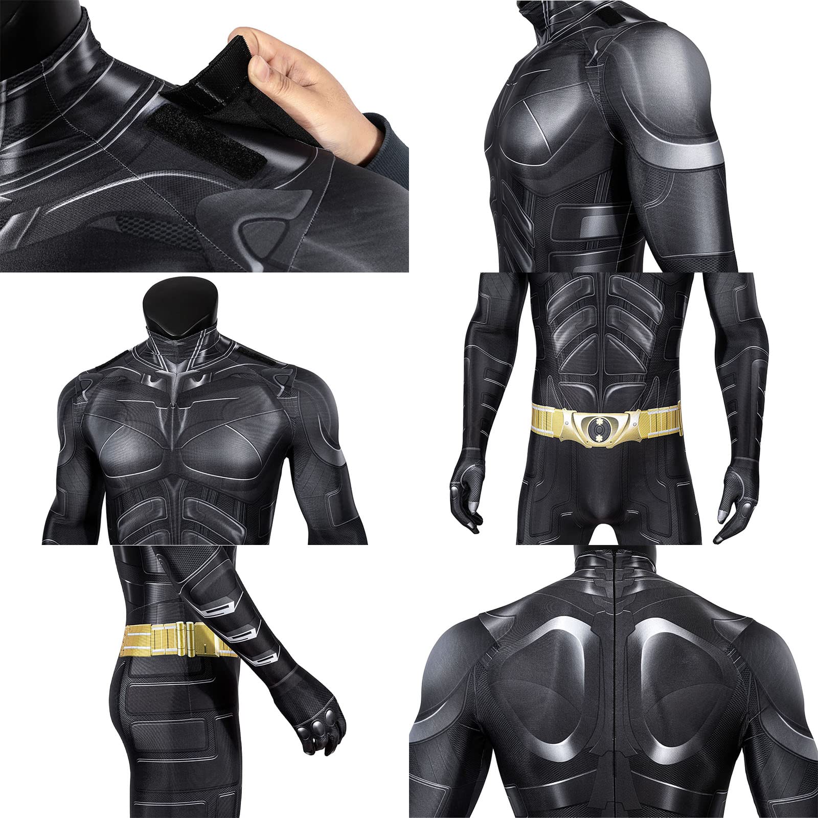 Disfraz de superhéroe de murci - Cosplay Bat Prop reseña y precio